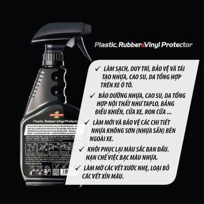 Dung Dịch Bảo Dưỡng Nhựa, Cao Su & Da Tổng Hợp Ô Tô SUPERONE Plastic, Rubber and Vinyl Protector - Universal SOUTHWALL A302