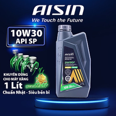 Dầu Nhớt Bán Tổng Hợp AISIN Greentech+ SP 10W30 1 Lít ESSP1031PB - Nhập Khẩu Chính Hãng