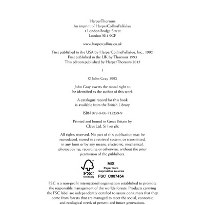 Men Are from Mars, Women Are from Venus: The Classic Guide to Understanding the Opposite Sex