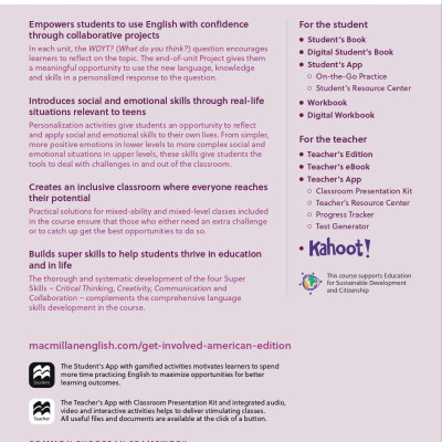 Get Involved! American Edition Level 2 Workbook And Digital Workbook