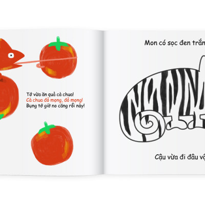 Sách Ehon Màu Sắc - Ơ Tắc Kè Là Nhà Ảo Thuật