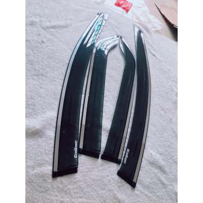 VÈ CHE MƯA CHỈ INOX CAO CẤP DÀNH CHO Ford EcoSport 2018,2019,2020,2021 GIÁ RẺ NHẤT CÓ VI DEO VÀ HÌNH ẢNH THẬT