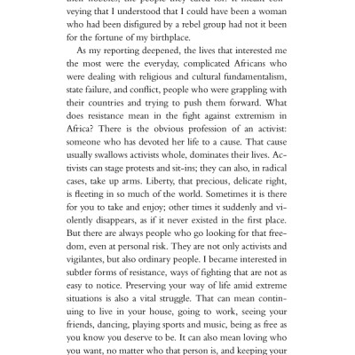 A Moonless, Starless Sky: Ordinary Women and Men Fighting Extremism in Africa