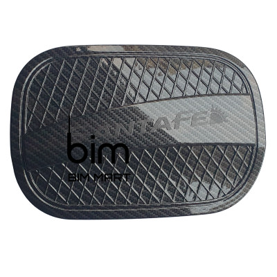 Ốp Nắp Bình Xăng Dành Cho Xe Hyundai Santafe 2021 Vân Carbon Cao Cấp