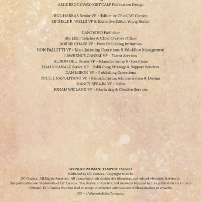 Wonder Woman: Tempest Tossed