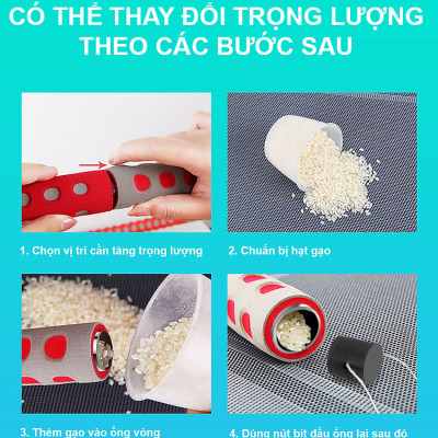 [Loại Cao Cấp] Vòng Lắc Eo Ống Thép Mọc Mút Xốp Lắp Ghép Cao Cấp Chính Hãng DoDoDios - Vòng Lắc Eo Giảm Mỡ Bụng Ống Thép Bọc Mút Xốp - Tùy Chỉnh Độ Nặng