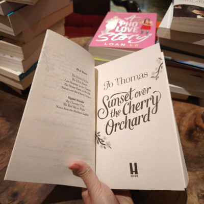Sách - Sunset over the Cherry Orchard by Jo Thomas - Romance / Fiction in English