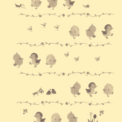 Gà con Piyo và Xuân Hạ Thu Đông