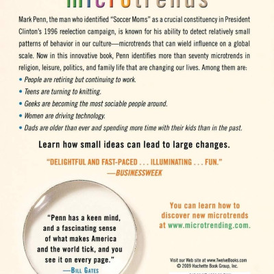 Microtrends: The Small Forces Behind Tomorrow