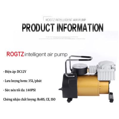 Bộ nâng kích gầm điện, kiêm máy bơm lốp và máy siết ốc ô tô đa năng 3 trong 1 ROGTZ TY-EJ06 tải trọng 2 tấn - Hàng Nhập Khẩu (Bảo hành 2 năm)