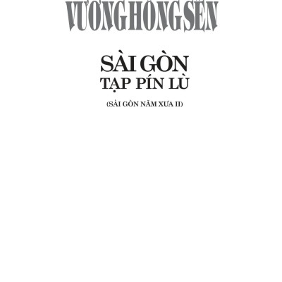 Sách - Sài Gòn Tạp Pín Lù