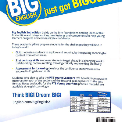 Big English 2ed PTE YL SB6 VN