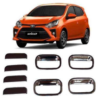 BỘ ỐP TAY & HÕM CỬA MẠ CROM DÀNH CHO XE TOYOTA WIGO 2018-2020