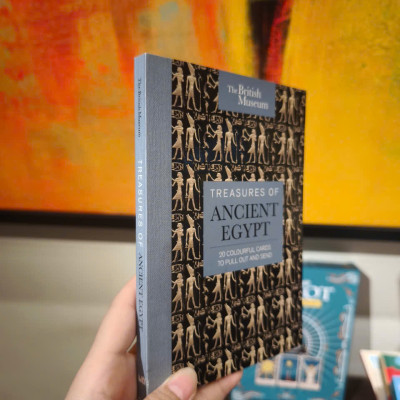 Sách - The British Museum: Treasures of Ancient Egypt: 20 Colourful Cards to Pull Out and Send - Card Book