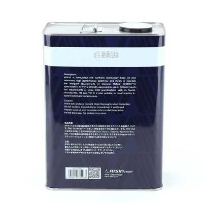Nhớt Hộp Số Tự Động AISIN AFW-VI Dexron VI 4 Lít ATFDVI4S - Nhập Khẩu Chính Hãng