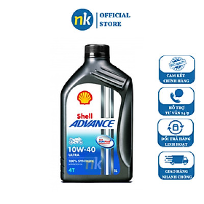 Nhớt tổng hợp cao cấp SHELL ADVANCE ULTRA 10W40 1L