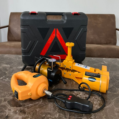 Bộ nâng kích gầm điện, kiêm máy bơm lốp và máy siết ốc ô tô đa năng 3 trong 1 ROGTZ TY-EJ06 tải trọng 2 tấn - Hàng Nhập Khẩu (Bảo hành 2 năm)