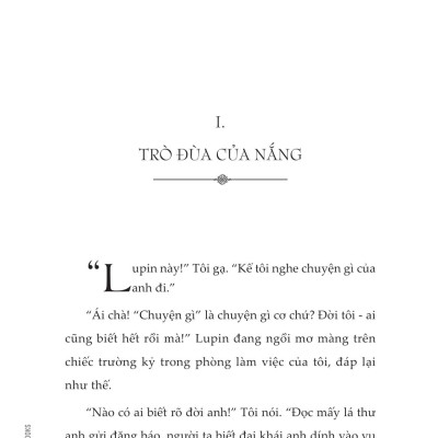 Arsène Lupin - Siêu Trộm Hào Hoa - Lời Thú Tội