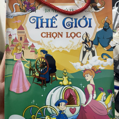 Combo Truyện cổ tích Việt Nam - Thế giới chọn lọc (2 túi - 16 cuốn - Song ngữ Anh- Việt)