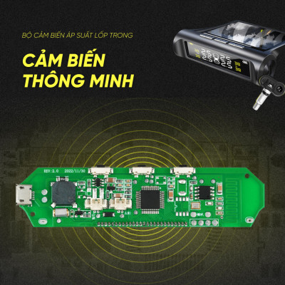 Cảm Biến Áp Suất Lốp Gắn Trong TPMS | Cảm Biến Áp Suất Lốp Gắn Trong Tăng Thẩm Mĩ, Tăng Được Tuổi Thọ Sản Phẩm