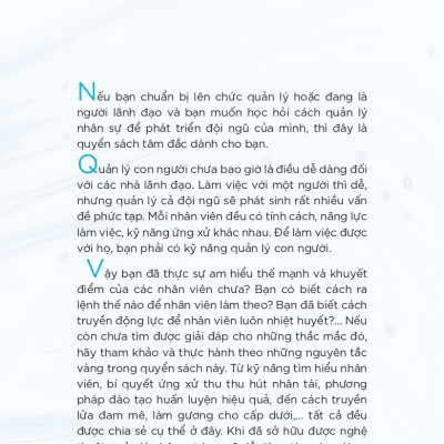 Nghệ Thuật Quản Lý Nhân Sự - Vanlangbooks (Tái Bản)