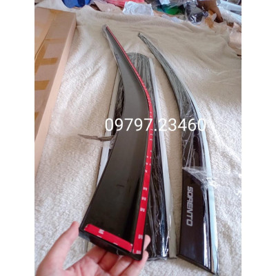 Vè che mưa Kia Sorento 2021-2022 chỉ inox cao cấp, đổi lại và hoàn tiền trong 30 ngày nếu không hài lòng