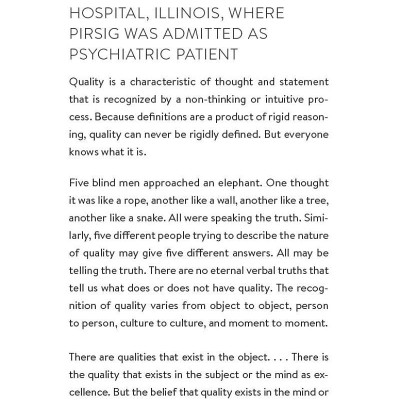 On Quality: An Inquiry Into Excellence: Unpublished And Selected Writings