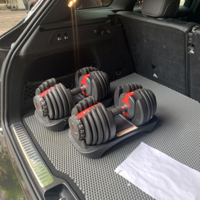 Bộ 2 tạ tay điều chỉnh 552 từ 5 - 52.5 Lbs (tương đương 2.27 - 24Kg) kèm khay đựng nhỏ gọn tiện lợi T THIEN TRUONG SPORT