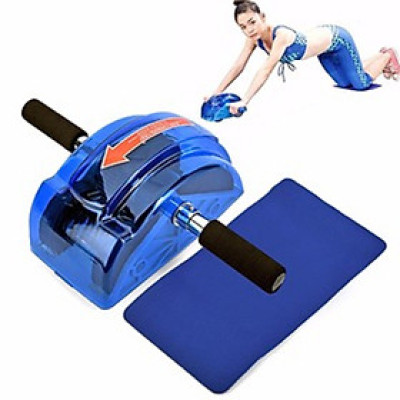 Con Lăn Tập Bụng AB Tình Yêu(Bảo hành 12 Tháng)- Màu Xanh Vỏ Vàng Có Trợ Lực Khi Tập