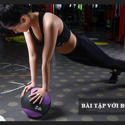 Bóng Tạ Tập Thể Lực,Tập Gym,Tập Yoga 3kg Chất Liệu Cao Su Đặc Hàng Nhập Khẩu Đại Nam Sport