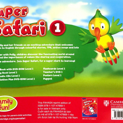 Super Safari Level 1 Activity Book - Reprint