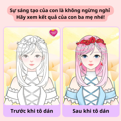 Sách Trang Điểm Công Chúa Nhật Bản Mori _MEGA