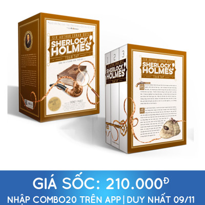 Sherlock Holmes Toàn Tập  (3 Tập - Bìa Mềm - Hộp Đứng)