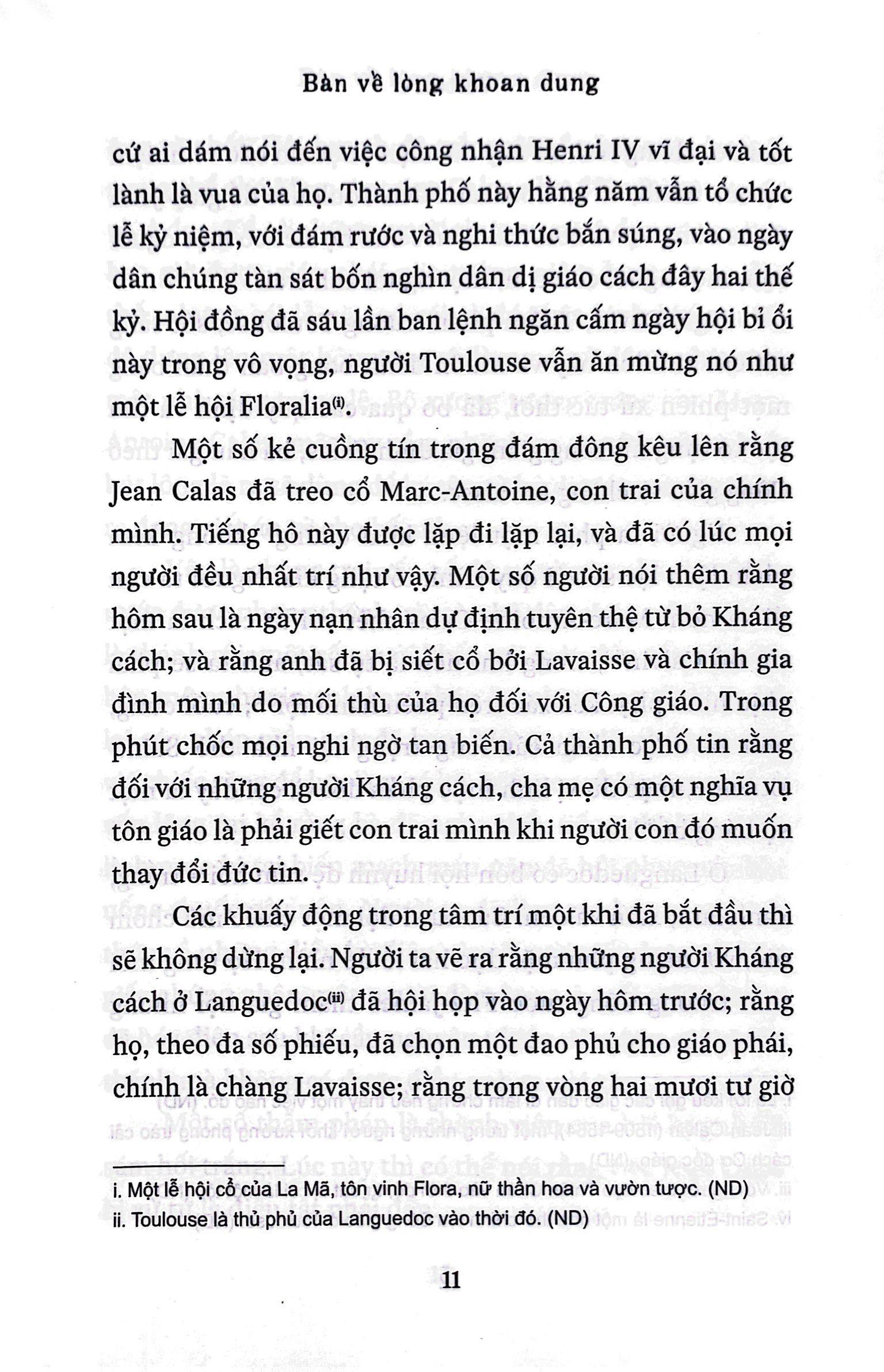 Bàn Về Lòng Khoan Dung
