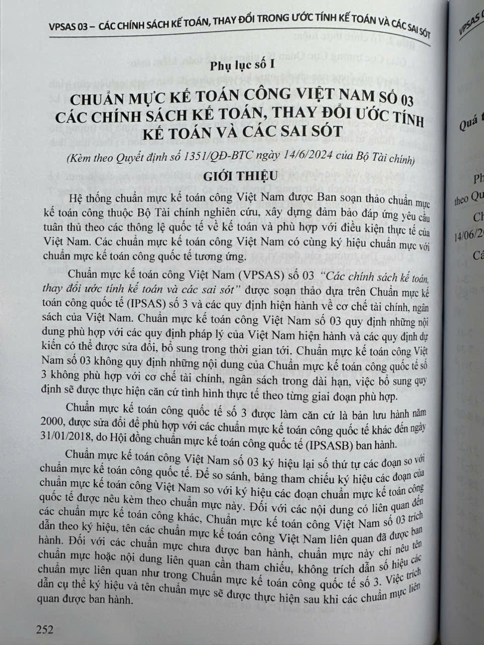 Sách Hệ Thống Chuẩn Mực Kế Toán Công Việt Nam – VPSAS (V2526T)