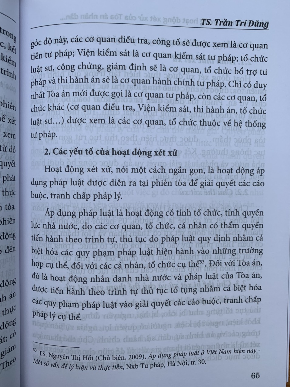 Bảo vệ công lý trong hoạt động xét xử của Tóa án nhân dân ở Việt Nam hiện nay