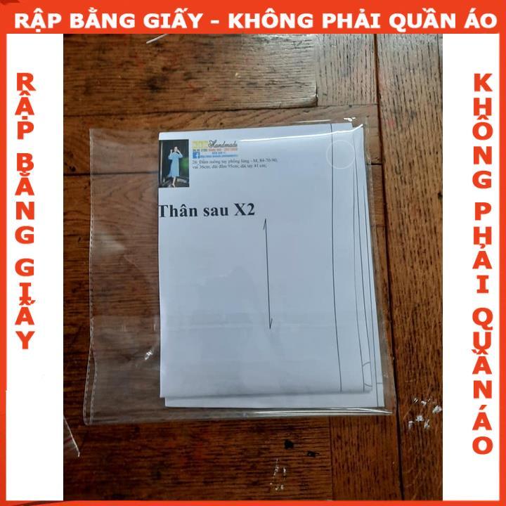 Rập giấy A0 mã 334- (BẢN VẼ) rập chân váy