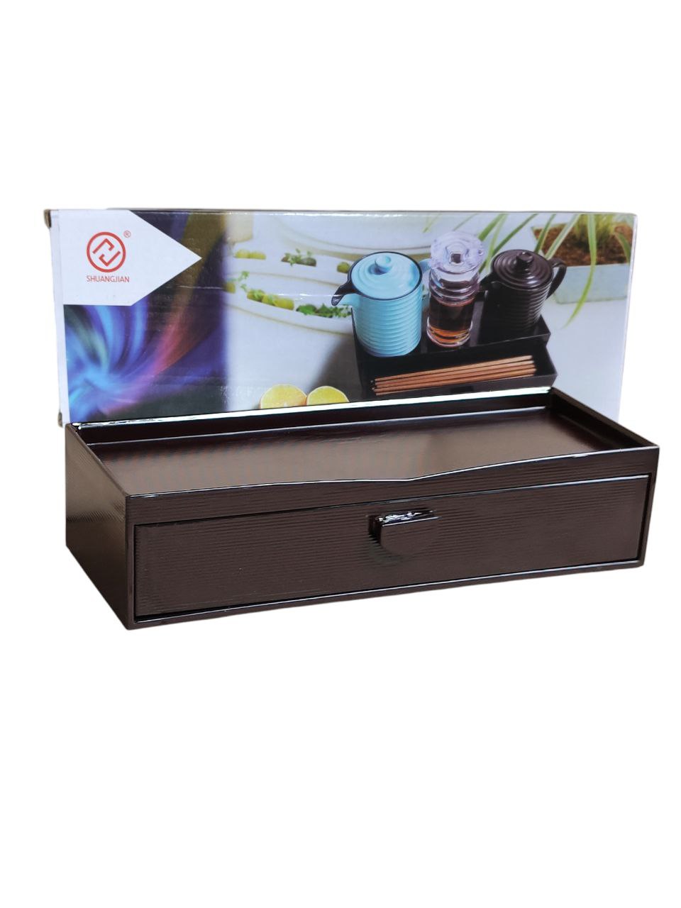 HỘP ĐỰNG ĐŨA 2 IN 1 CÓ NGĂN KÉO – THIẾT KẾ SANG TRỌNG & TIỆN LỢI