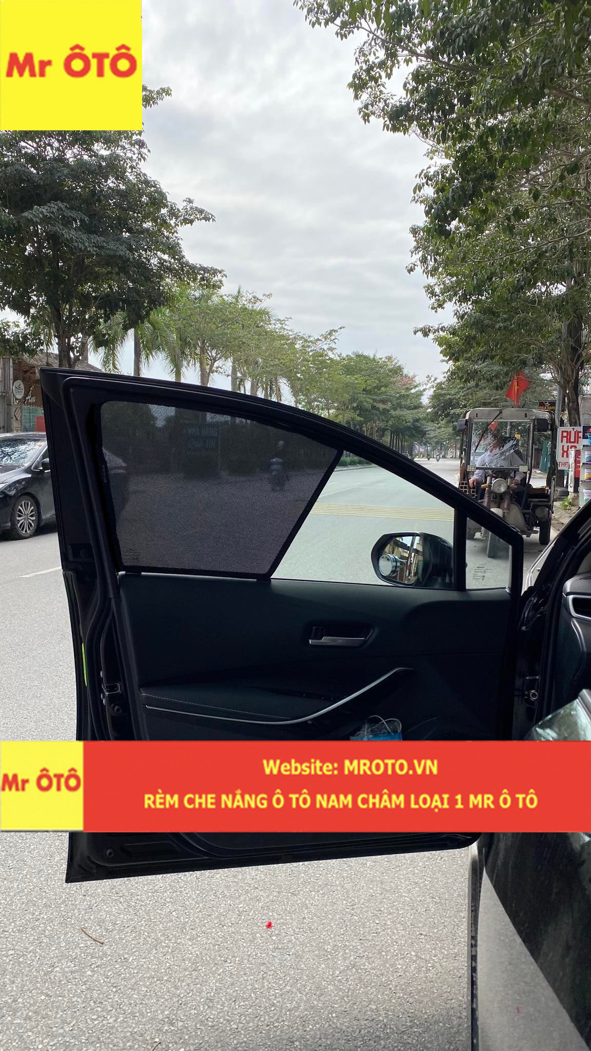 Rèm Che Nắng Xe Toyota Altis 2022-2023 Hàng Loại 1 MR Ô TÔ