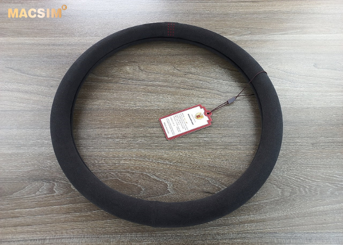 Bọc vô lăng cao cấp Macsim mã 8855 màu đen đỏ