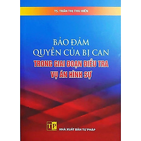 Bảo Đảm Quyền Của Bị Can Trong Giai Đoạn Điều Tra Vụ Án Hình Sự