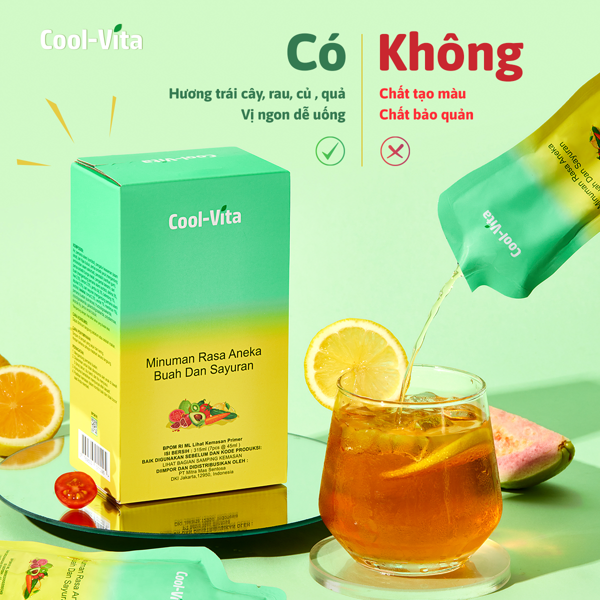 Combo Bộ Collagen Uống Hỗ Trợ Trẻ Hóa Sáng Da & Enzyme Chiết Xuất Từ Trái Cây và Rau Củ Hỗ Trợ Tiêu Hoá, Thanh Lọc Cơ Thể Coolvita (2 Hộp)