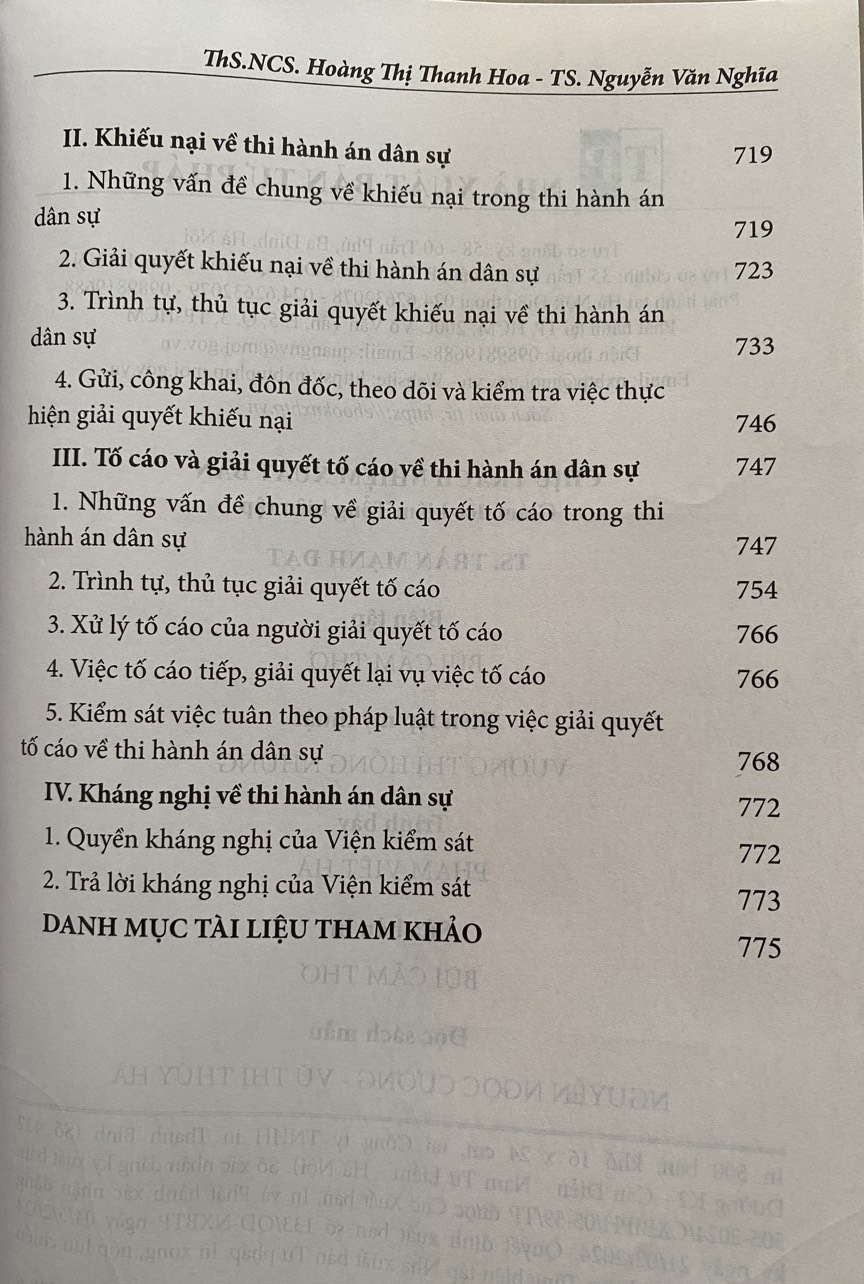 Cẩm Nang Thi Hành Án Dân Sự