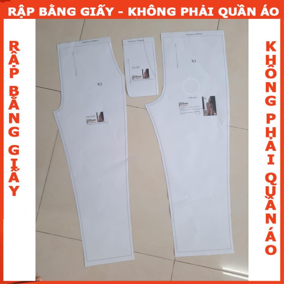 Rập đầm tay ngắn - Rập giấy mã 481 (BẢN VẼ)
