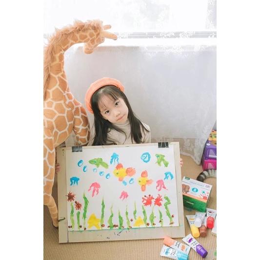 Cọ vẽ màu nước và khay đựng màu nước màu acrylic cho bé Mideer Paint Brush Set & Palette