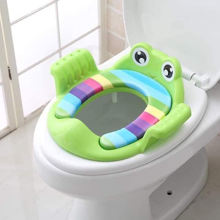 Dụng Cụ Thu Nhỏ Bồn Cầu Hình Chú Ếch Cho Bé