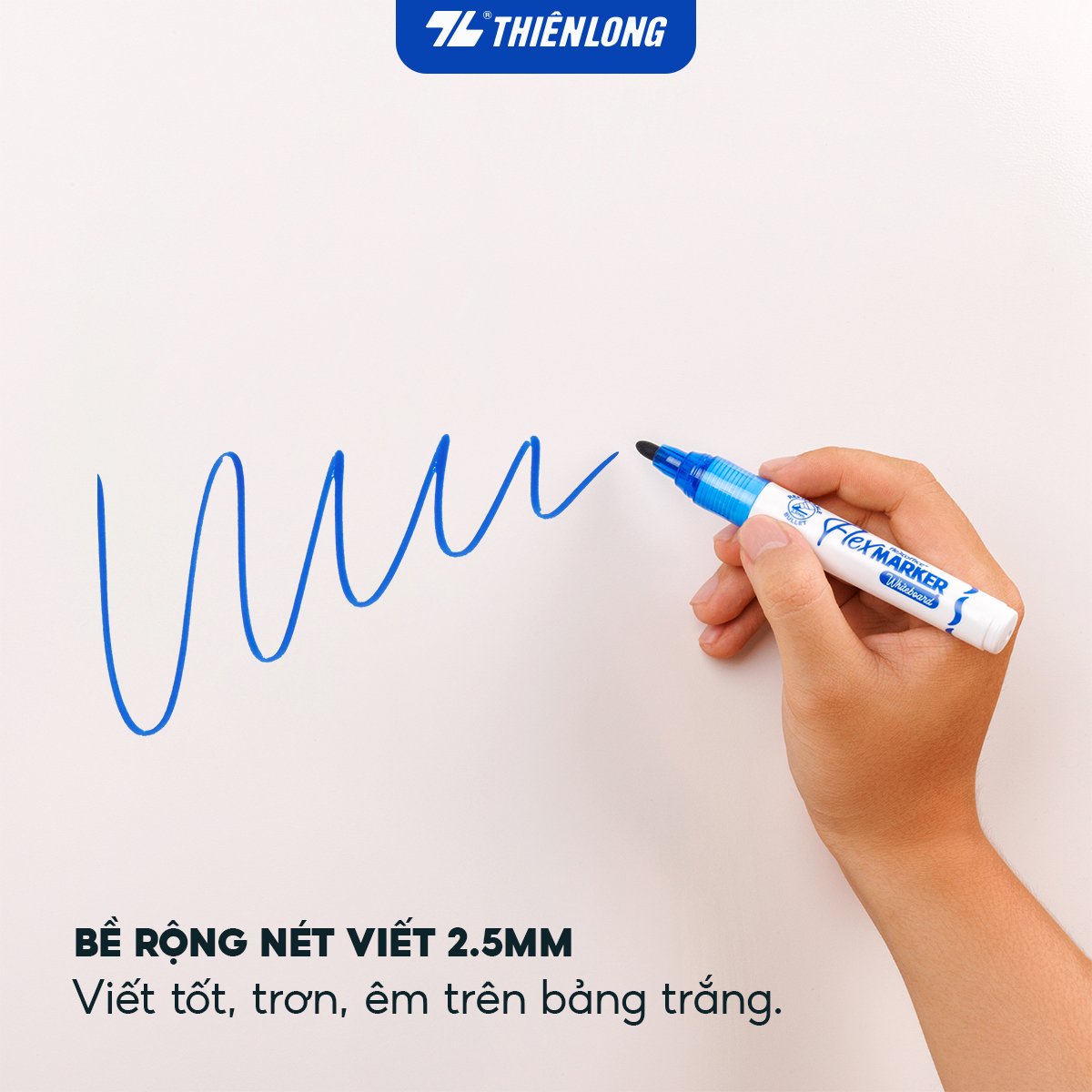 Combo 5/10/20 Bút lông bảng Thiên Long Flexoffice FO-WB02/KH - Whiteboard Marker