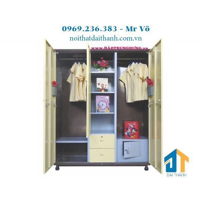 Tủ sắt quần áo lắp ráp Trung Hưng – TSLR23