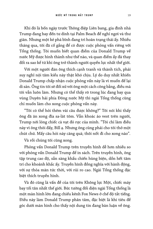 Nước Mỹ Trong Mắt Trump