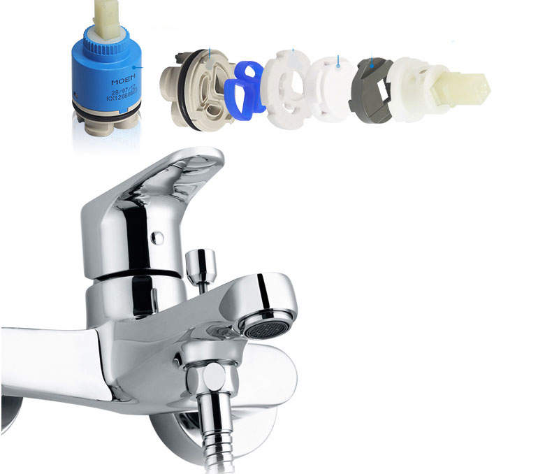 Sen tắm nóng lạnh kèm tay sen dòng York Moen - 10135
